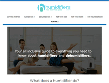 Tablet Screenshot of humidifiers.com